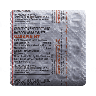 Gabapin Nt 400/10 MG Tablet 15